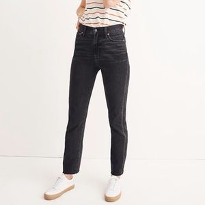 Madewell perfect summer jean in crawley black wash
